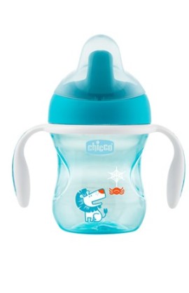 Chicco Εκπαιδευτικό Κύπελλο με Λαβές 6m+ Μπλε 200ml