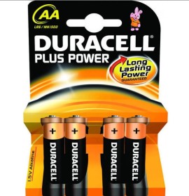 Duracell Plus Power Αλκαλική Μπαταρία ΑΑ 4τμχ
