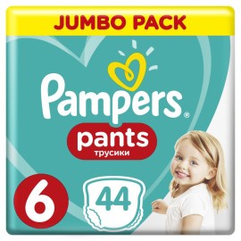 Pampers Pants Μέγεθος 6 [15+ kg] 44 Πάνες - Bρακάκι