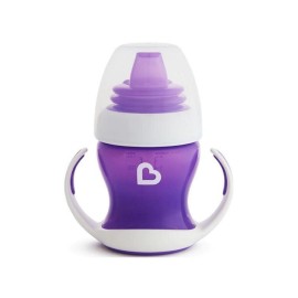 Munchkin Gentle Cup Ποτηράκι Με Μαλακό Στόμιο 4+ Μηνών Light Purple 118ml