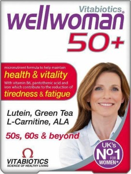 Vitabiotics Wellwoman 50+ Πολυβιταμίνη για Γυναίκες άνω των 50 ετών 30tabs