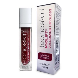 Tecnoskin Myolift Volumizing Αντιρυτιδικό Lip Gloss Με Πεπτίδια & Υαλουρονικό, Sparkly Plam 6ml