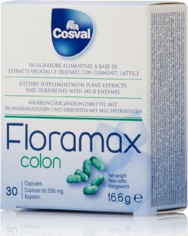 Cosval Floramax Colon Προβιοτικό Συμπλήρωμα Διατροφής για Εξισορρόπηση Γαστρεντερικής Κινητικότητας 30 caps
