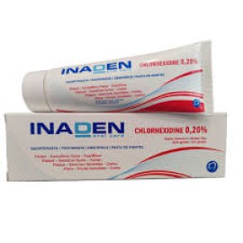 Inaden Chlorhexidine 0.20% Toothpaste Οδοντόκρεμα Χλωρεξιδίνης 75ml