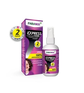 Paranix Express Spray + Comb Αντιφθειρικό Σπρέι Ταχείας Δράσης 95ml & Δώρο Χτένα
