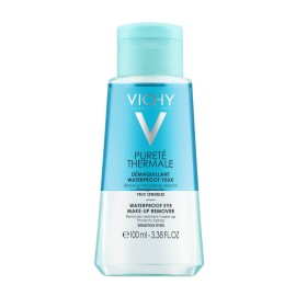 VichyPurete Thermale Waterproof Eye Make Up Remover Ντεμακιγιάζ Ματιών για Αδιάβροχο Μακιγιάζ 100ml