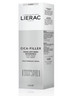 Lierac Cica Filler Anti - Rides Aντιρυτιδική Cream Επανόρθωσης Κανονικές / Ξηρές Επιδερμίδες  40ml