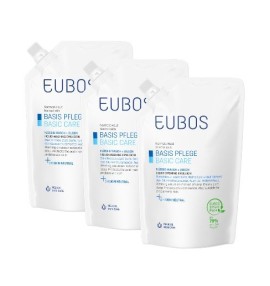 Eubos Normal Skin Basic Care Liquid Washing Emulsion Refill 2+1 ΔΩΡΟ 3x400ml