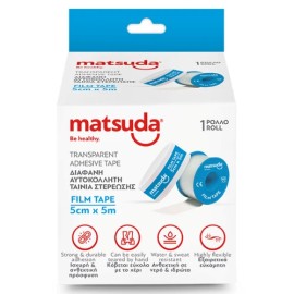 Matsuda Film Tape Διάφανη Αυτοκόλλητη Ταινία 5cmx5m 1 ρολλό