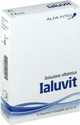 Alfa Intes Ialuvit Οφθαλμικές Σταγόνες 15x0.6ml