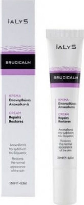 Ialys Aidom Pharma Brucicalm Cream Restores Κρέμα Αποκατάστασης της Επιδερμίδας για Μετεγχειρητικές & Αισθητικές Επεμβάσεις 15ml