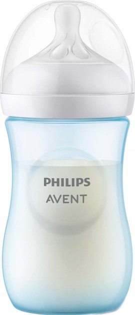 Philips Avent Natural Response Πλαστικό Μπιμπερό Μπλε 1m+ Θηλή Σιλικόνης Ροή 3 260ml