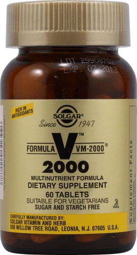 Solgar  VM-2000™ Συμπλήρωμα Διατροφής Πολυβιταμινών 60 Ταμπλέτες