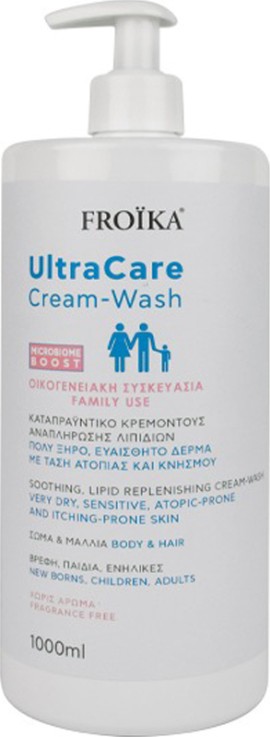 Froika Ultracare Cream Wash Καταπραϋντικό Κρεμοντούς 1000ml