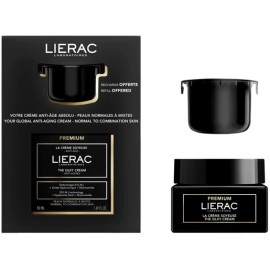 Lierac Soyeuse Promo με Lierac Premium The Silky Cream Αντιγηραντική Κρέμα Προσώπου για Σύσφιξη 50ml & Δώρο The Silky Cream Refill 50ml
