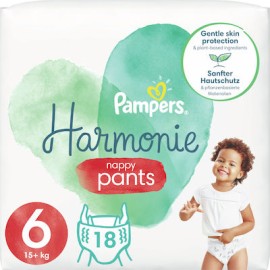 Pampers Harmony Pants Μέγεθος 6 (15kg+) 18τμχ