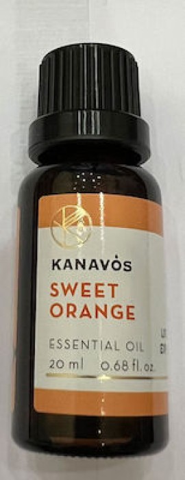 Kanavos Essential Oil Sweet Orange Αιθέριο Έλαιο Πορτοκάλι 20ml