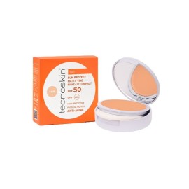 Tecnoskin Sun Protect Mattifying Make-Up Compact SPF50 Αντηλιακό Make-Up με Ματ Αποτέλεσμα Fair 10g