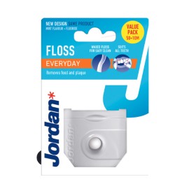 Jordan Everyday Floss Οδοντικό Νήμα με Γεύση Μέντας 60m (50+10m Δώρο)
