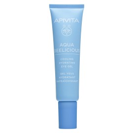 Apivita Aqua Beelicious Light 24ωρο Gel Ματιών με Υαλουρονικό Οξύ για Ενυδάτωση & Μαύρους Κύκλους 15ml