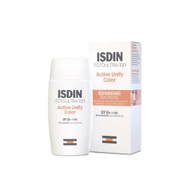ISDIN Foto Ultra 100 Active Unify COLOR Fusion Fluid SPF 50+ Αντηλιακό Προσώπου με Χρώμα 50ml