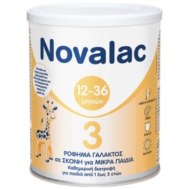 Novalac 3 Γάλα σε Σκόνη 3ης Βρεφικής Ηλικίας με Γεύση Βανίλια 12-36m 800g