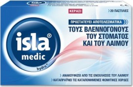 Isla Medic Hydro + Παστίλιες για την Καταπράυνση του Λαιμού και τη Βραχνάδα 20τμχ