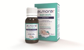 Almora Plus Baby Drops Προβιοτικό  Για Την Ανακούφιση Των Βρεφικών Κολικών Την Υγεία Του Γαστρεντερικού Elpen 8ml