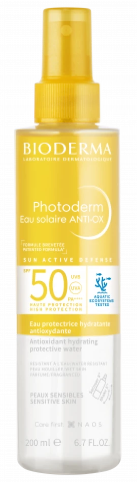 Bioderma Photoderm Eau Solaire Anti-Ox SPF50 Αντιοξειδωτικό Αντηλιακό Νερό 200ml
