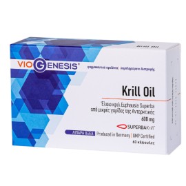 Viogenesis Krill Oil Superba 600mg 60 softgels
