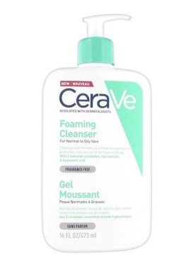 CeraVe Foaming Cleanser Gel Καθαρισμού 473ml