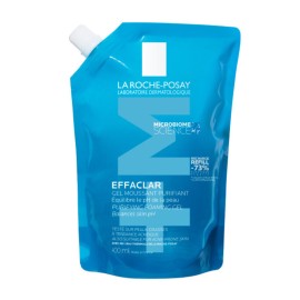 La Roche Posay Effaclar Gel Refill Ανταλλακτικό Καθαριστικό Τζελ για Λιπαρές Ευαίσθητες Επιδερμίδες 400ml
