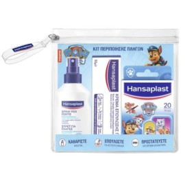 Hansaplast Promo Wound Spray 100ml & Healing Ointment Cream 50g & Paw Patrol Strips 20τμχ & Δώρο Νεσεσέρ