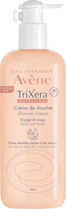 Avène TriXera Nutrition Θρεπτικό & Ενυδατικό Κρεμώδες Αφρόλουτρο, Promo -30%, 500ml