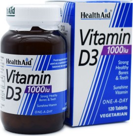 Health Aid Vitamin D3 1000iu 120 ταμπλέτες