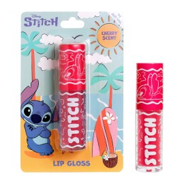 Air Val Stitch Lip Gloss Με Άρωμα Κεράσι Pink 4ml