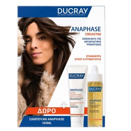 Ducray Promo Anaphase Creastim Anti Hair Loss & Growth Lotion 60ml & ΔΩΡΟ Anti-Hair Loss & Growth Shampoo 100ml