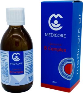 MediCore Λιποσωμιακή φόρμουλα B-Complex Γεύση Ανανάς 250ml