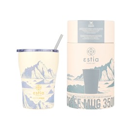 Estia Θερμός Ανοξείδωτος Coffee Mug Save The Aegean 350ml Alpine Essence 01-23010