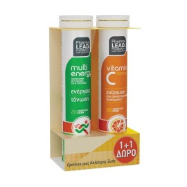 Pharmalead Promo 1+1 Multi Energy & Vitamin C 1000mg 2x20eff.tabs