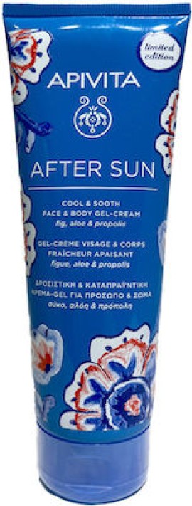 Apivita After Sun Cool & Sooth Gel Cream Limited Edition 200ml  Κρέμα Τζελ για Μετά τον Ήλιο