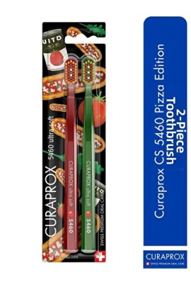 Curaprox CS 5460 Ultra Soft Pizza Edition Πολύ Μαλακή Οδοντόβουρτσα 2τεμ
