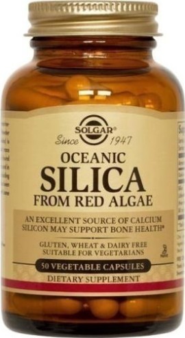 Solgar Oceanic Silica 25mg Συμπλήρωμα Διατροφής με Οργανικό Πυρίτιο 50 φυτικές κάψουλες