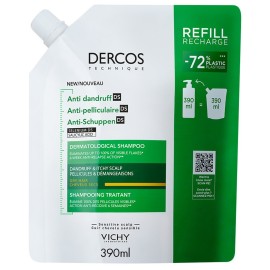 Vichy Dercos Anti-dandruff Ds Σαμπουάν Kατά της Πιτυρίδας & της Ξηροδερμίας για Ξηρά Μαλλιά Refill 390ml