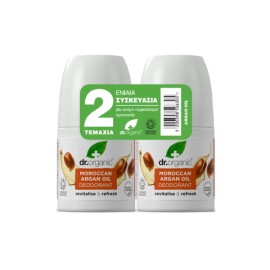 Dr.Organic Promo Moroccan Argan Oil Deodorant  2x50ml