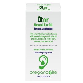 Oregano 4 Life Otor Natural Ear Oil Φυτικό Έλαιο για τη Φροντίδα & Προστασία των Αυτιών 10ml