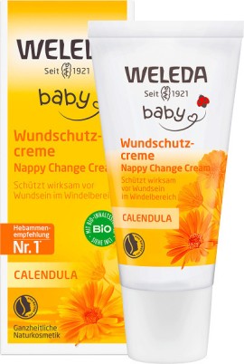 Weleda Baby Nappy Change Cream Calendula Κρέμα Καλέντουλας για την Αλλαγή Πάνας 30ml