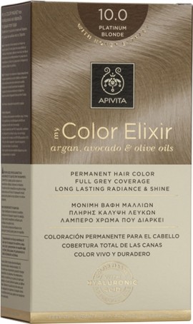 Apivita My Color Elixir Βαφή Μαλλιών 10.0 Κατάξανθο