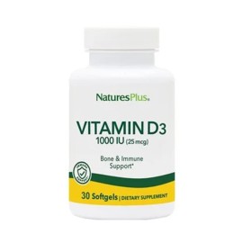 Natures Plus Vitamin D3 1000IU 30softgels