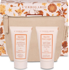 LErbolario Bacche Fiori Legni Biancospino Beauty Set Αφρόλουτρο 75ml & Γαλάκτωμα Σώματος 75ml